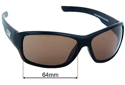 Dirty Dog Slab Replacement Lenses 64mm wide 