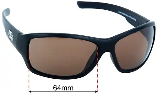 Dirty Dog Slab Replacement Lenses 64mm wide 
