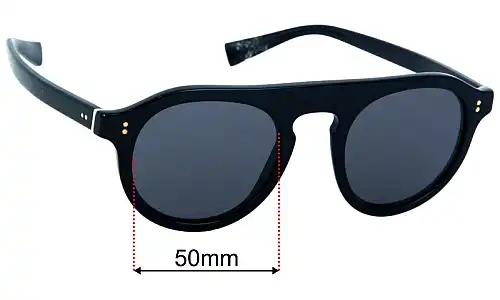 Dolce & Gabbana DG4306 Replacement Lenses 53mm wide 