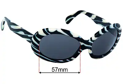 Dolce & Gabbana DG514S Replacement Lenses 57mm wide 