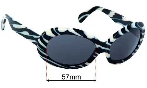 Dolce & Gabbana DG514S Replacement Lenses 57mm wide 