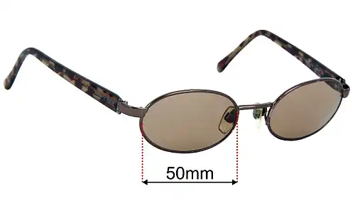 Emporio Armani 106/S Replacement Lenses 50mm wide 