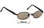 Emporio Armani 106/S Replacement Lenses 50mm wide 