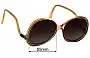 Sunglass Fix Replacement Lenses for Faberge 325-FS - 60mm Wide 