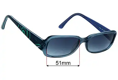 Fendi F819 Replacement Lenses 51mm wide 