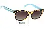 Sunglass Fix Replacement Lenses for Fendi FF 0086/S - 53mm Wide 