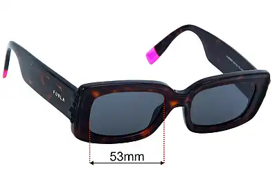Furla SFU630 Replacement Lenses 53mm wide 