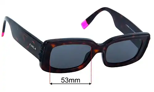 Furla SFU630 Replacement Lenses 53mm wide 