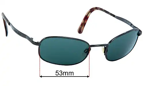 Giorgio Armani 671 Replacement Lenses 53mm wide 