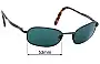 Sunglass Fix Replacement Lenses for Giorgio Armani 671 - 53mm Wide 