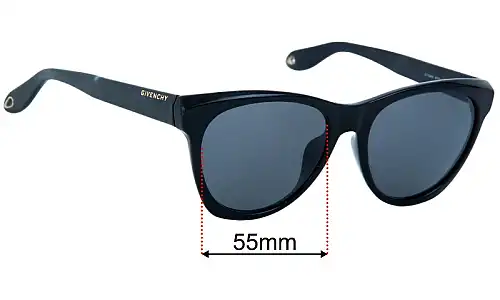 Givenchy GV 7068/S Replacement Lenses 55mm wide 