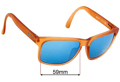 Goodr Cashmere Corporate Camo Replacement Lenses 59mm wide 