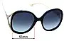 Sunglass Fix Verres de Remplacement pour Gucci GG0226S - 56mm Wide 