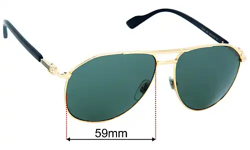 Gucci GG1220/S 59mm Replacement Sunglass Lenses 