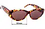 Sunglass Fix Replacement Lenses for Gucci GG2195/S - 58mm Wide 