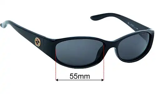 Gucci GG2566/S Ersatzgläser 55mm wide 