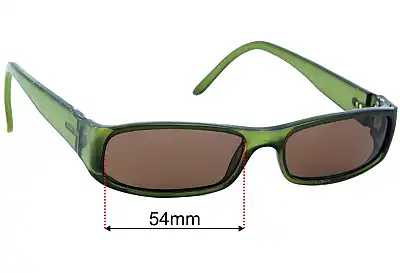 Gucci GG2584 Replacement Lenses 54mm wide 