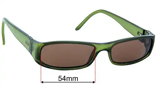 Gucci GG 2584 Replacement Lenses 54mm wide 
