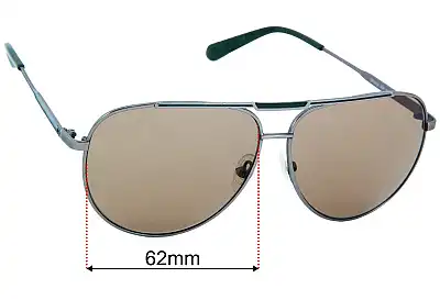 Guess GF5034 Replacement Lenses 62mm wide 