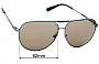 Sunglass Fix Replacement Lenses for Guess GF5034 - 62mm Wide 