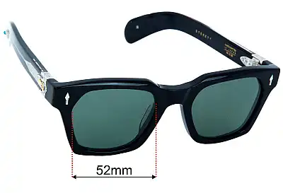 Jacques Marie Mage Sterett Replacement Lenses 52mm wide 