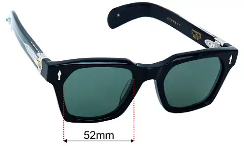 Jacques Marie Mage Sterett Replacement Lenses 52mm wide 