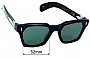 Sunglass Fix Replacement Lenses for Jacques Marie Mage Sterett - 52mm Wide 