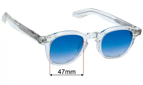 Jacques Marie Mage Zephirin 47 Replacement Lenses 47mm wide 