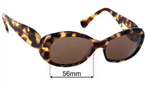 Jean Lafont Fauve 532 Replacement Lenses 56mm wide 