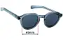 Sunglass Fix Lentes de Repuesto para Kaleos Kaleos Cooper - 49mm Wide 