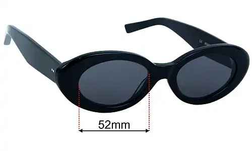 Local Supply Margot Lentes de Repuesto 52mm wide 