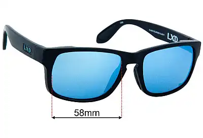 LXD Caspian Replacement Lenses 59mm wide 