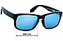 Sunglass Fix Replacement Lenses for LXD Caspian - 59mm Wide 