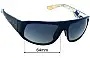 Maui Jim MJ233 Sailfish Replacement Lenses 64mm wide 