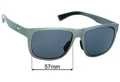 Maui Jim MJ670 Puakea Ersatzgläser 57mm wide 