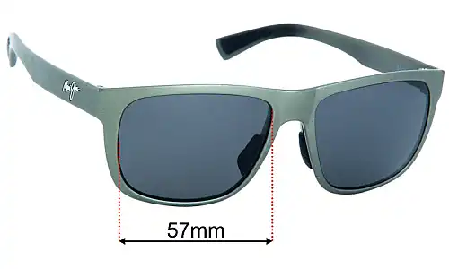 Maui Jim MJ670 Puakea Replacement Lenses 57mm wide 