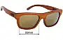 Maui Woody's Cherry Replacement Lenses 59mm wide 