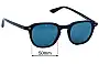 Sunglass Fix Replacement Lenses for Moscot Billik - 50mm Wide 