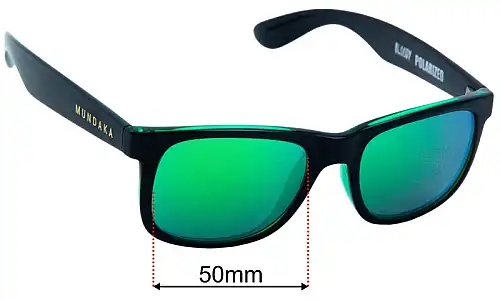Mundaka Bloody Replacement Lenses 50mm wide 