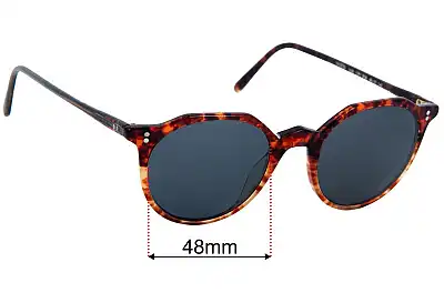 Oliver Peoples OV5373U L.A. Replacement Lenses 48mm wide 