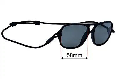 Ombraz  Leggero (Regular) Replacement Lenses 58mm wide 