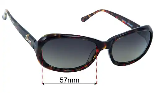 Oroton Siesta Replacement Lenses 57mm wide 