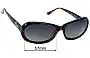Oroton Siesta Replacement Lenses 57mm wide 