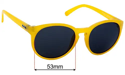 POC Know Lentes de Repuesto 53mm wide 