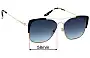 Prada SPR54V Replacement Lenses 58mm wide 