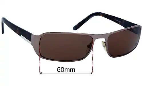 Prada SPR52F & PR52FS Replacement Lenses 60mm wide 