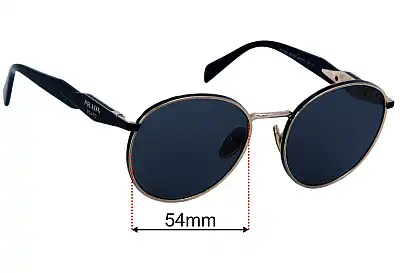 Prada SPR56Z Verres de Remplacement 54mm wide 