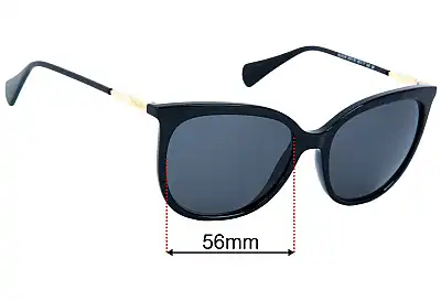 Ralph Lauren RA 5248 Verres de Remplacement 56mm wide 