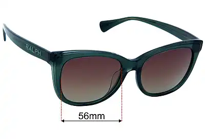 Ralph Lauren RA 5324U Verres de Remplacement 56mm wide 