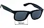 Sunglass Fix Replacement Lenses for Ray-Ban RB4165 Justin - 50mm Wide 